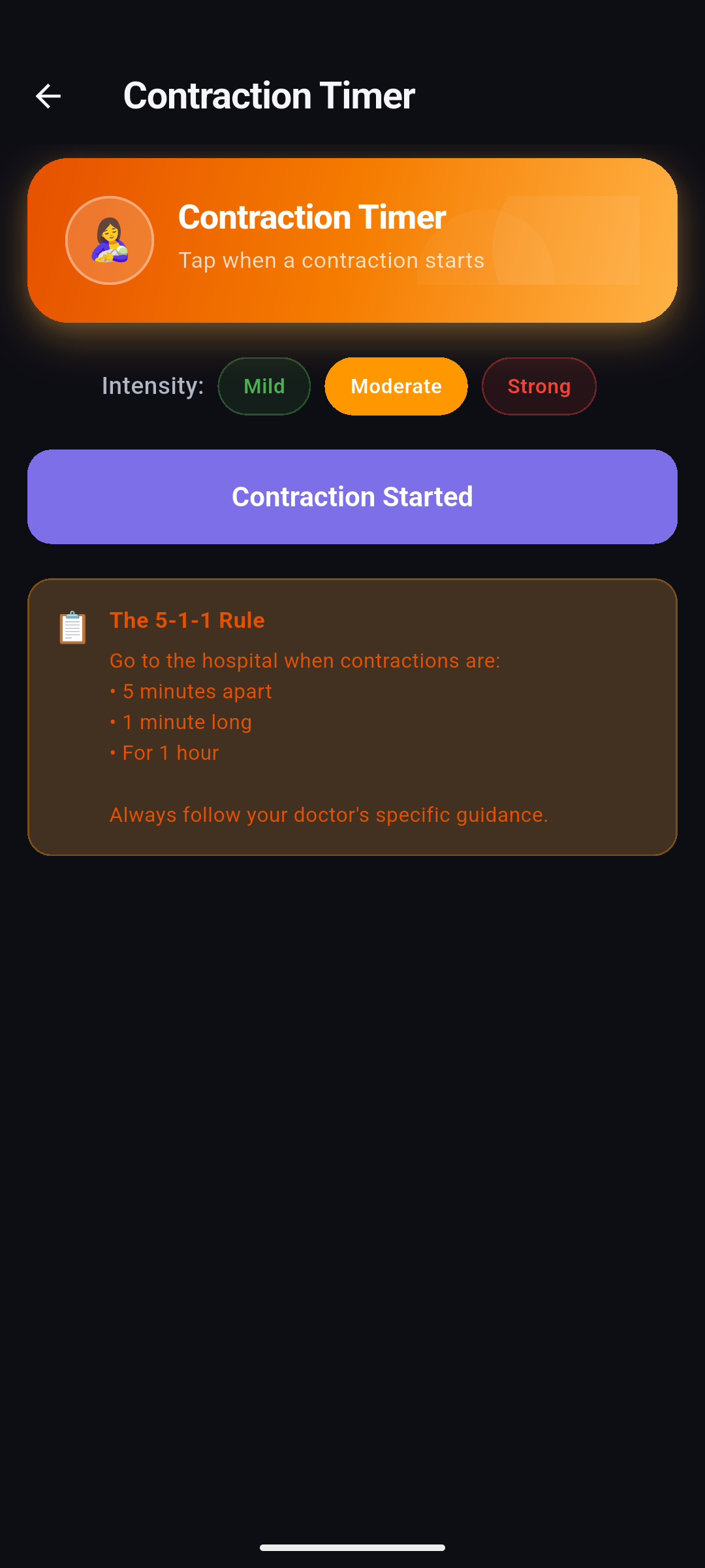 Flowly app screen