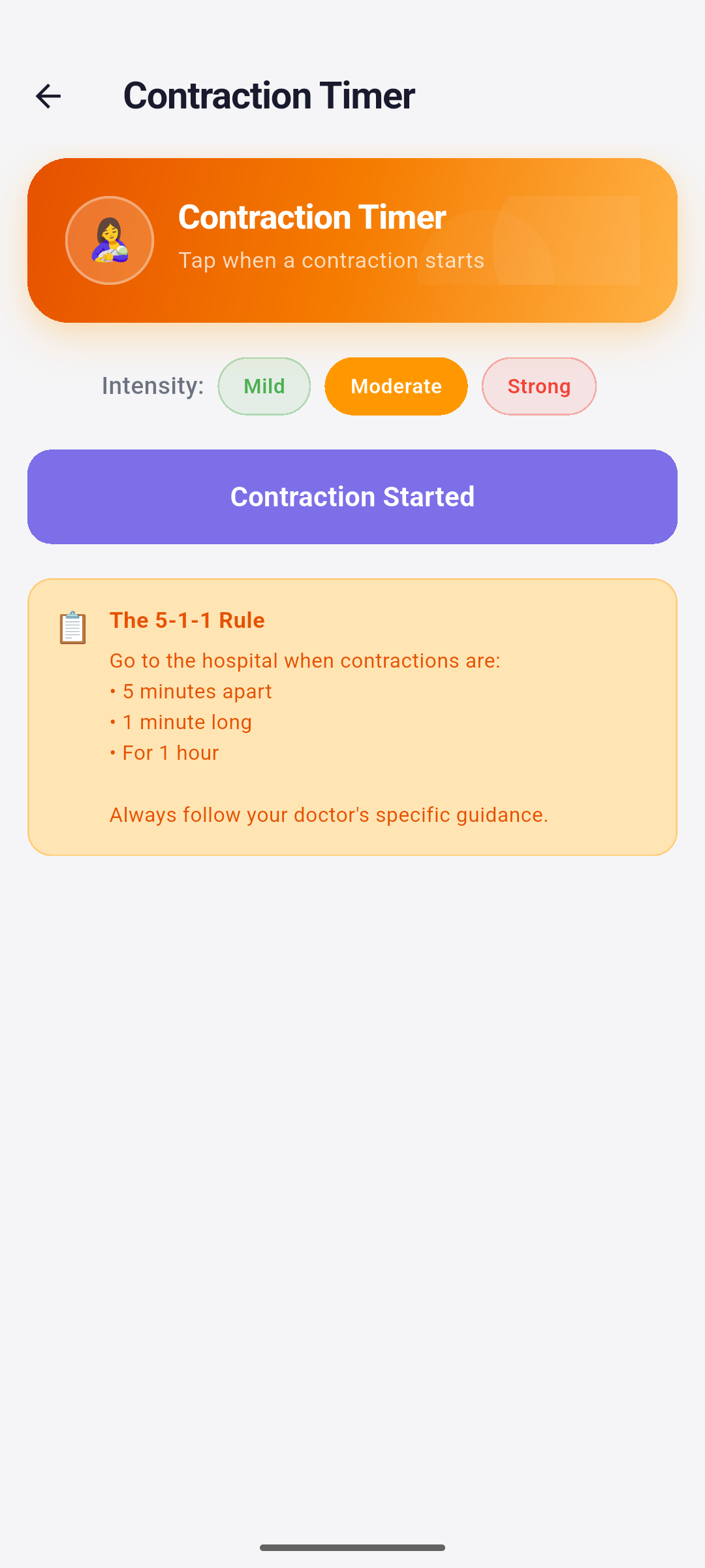 Flowly app screen