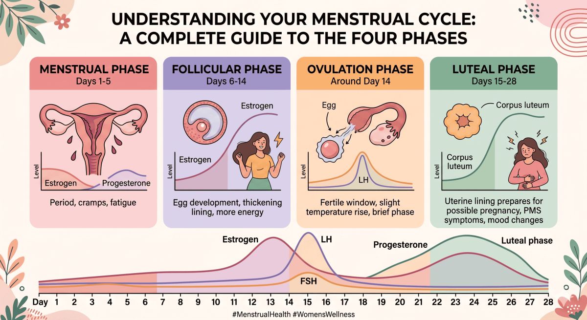 Understanding Your Menstrual Cycle: A Complete Guide to the Four Phases