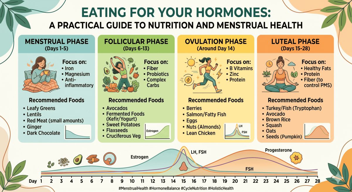 Eating for Your Hormones: A Practical Guide to Nutrition and Menstrual Health