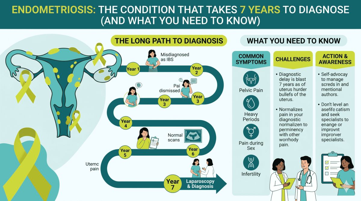 Endometriosis: The Condition That Takes 7 Years to Diagnose (And What You Need to Know)